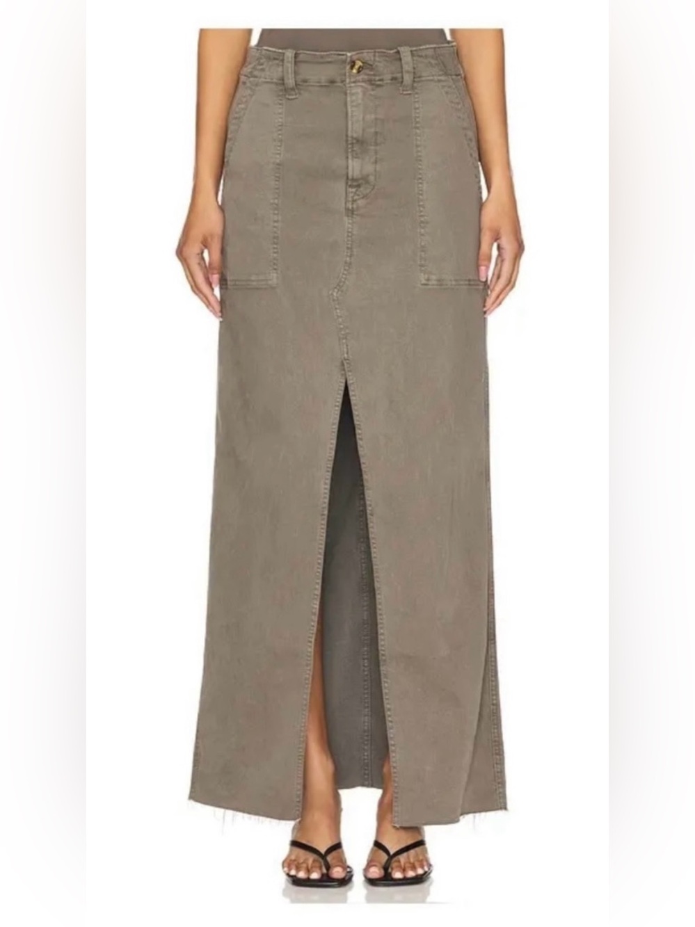 Favorite Daughter
The Sadie Utility Skirt 
Color: Kalamata
Worn once
Size 24